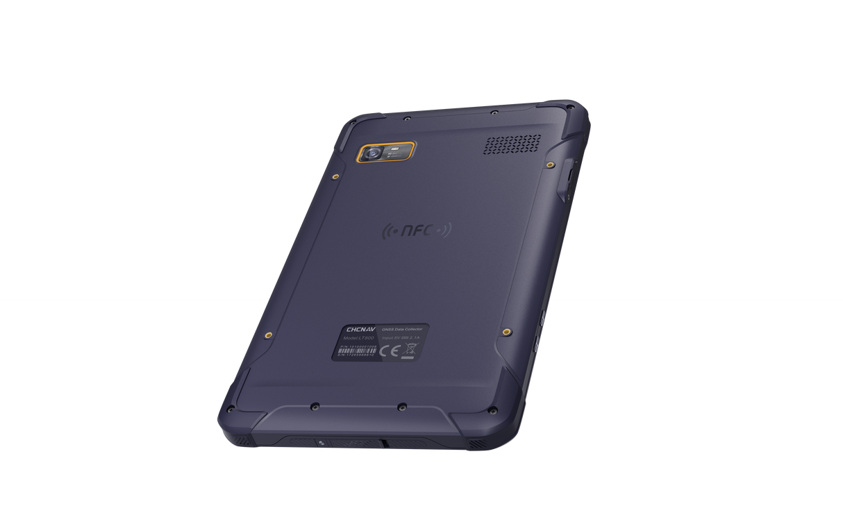 CHCNAV LT800 tablet showing screen interface and buttons