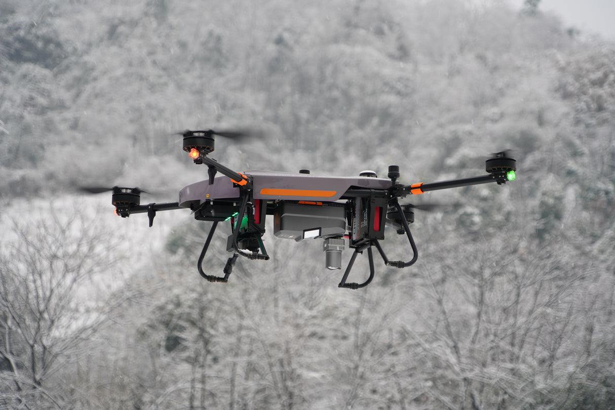 CHCNAV AA15 installed on UAV for aerial LiDAR mapping