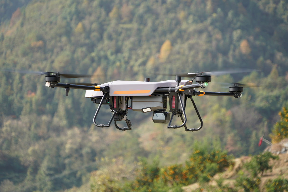 Aerial survey with CHCNAV AA15 on UAV in a field environment