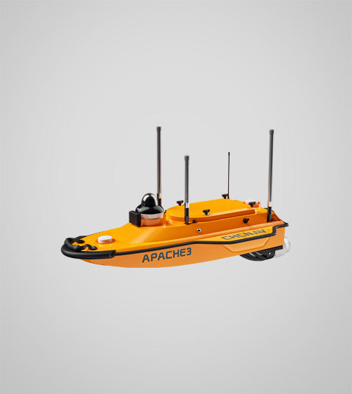 CHCNAV Apache 3 performing bathymetric survey