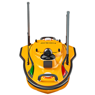 CHCNAV Apache 3 Pro USV – top view of autonomous bathymetric survey vessel