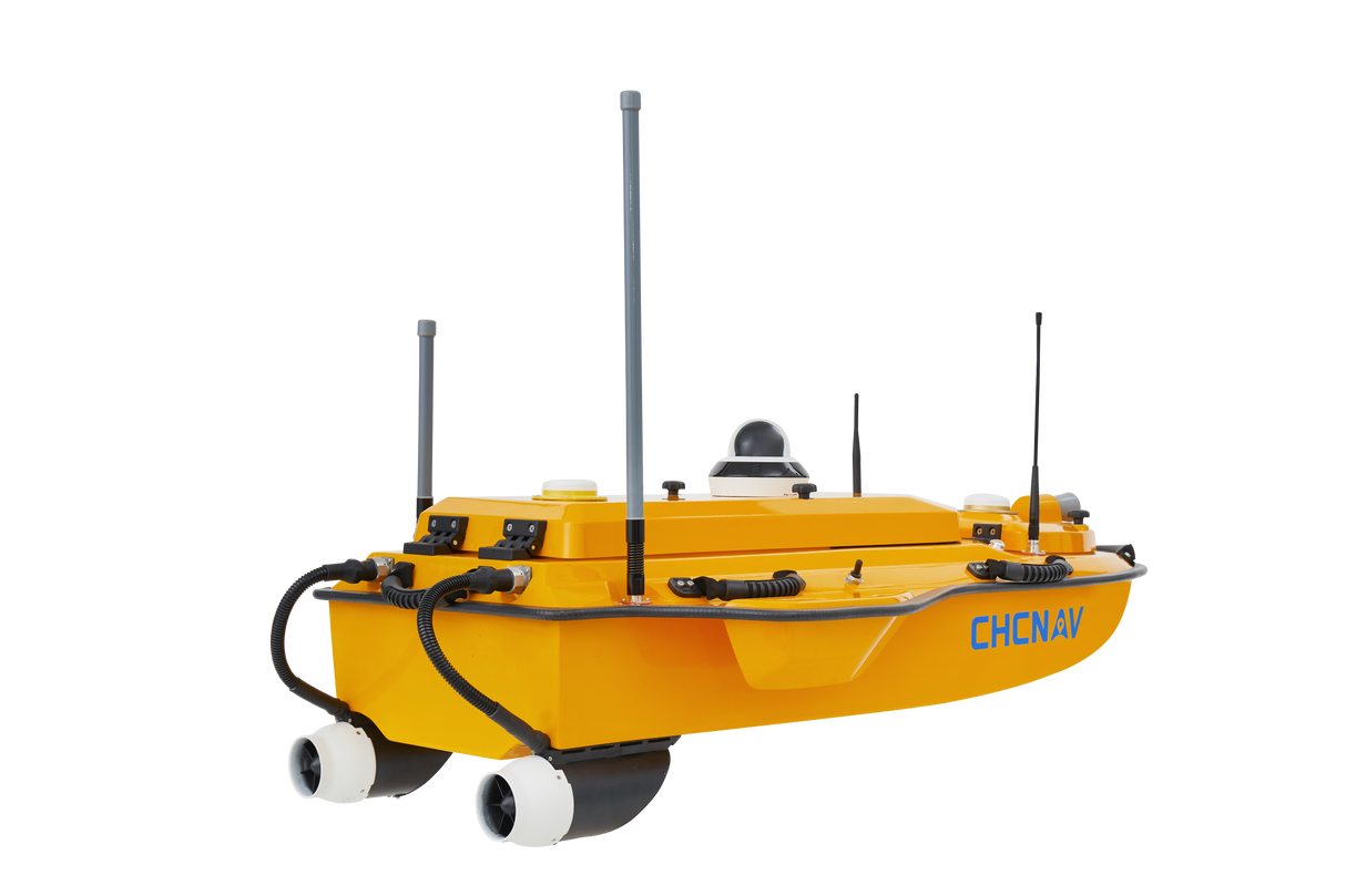 CHCNAV Apache 4 USV conducting RDCP (Remote Data Collection Platform) survey