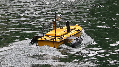 CHCNAV Apache 6 surveying in river environment for hydrographic data collection