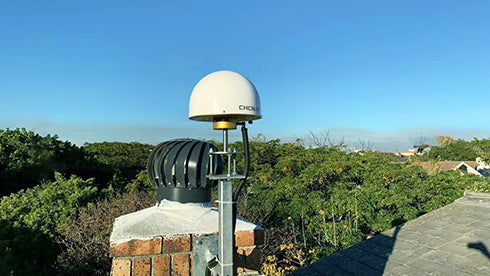 C220GR2 GNSS antenna installed on geodetic reference station