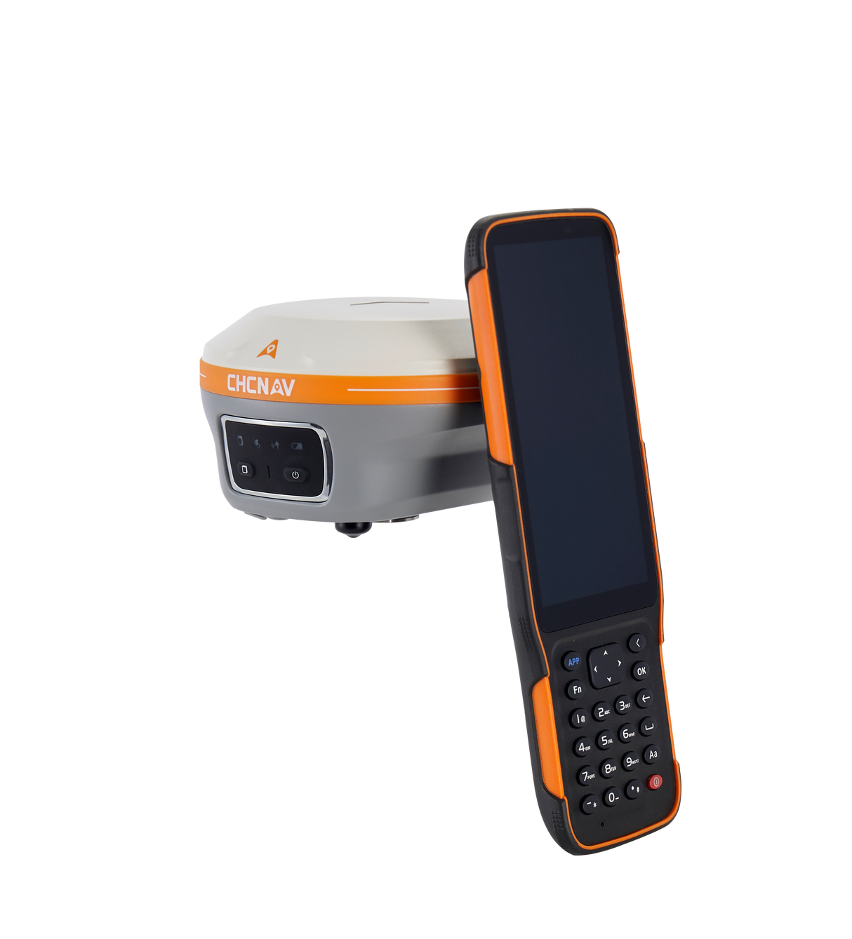 CHCNAV i89 receiver shown with AR-based stakeout