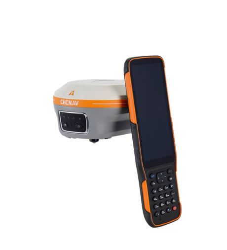 CHCNAV i89 receiver shown with AR-based stakeout