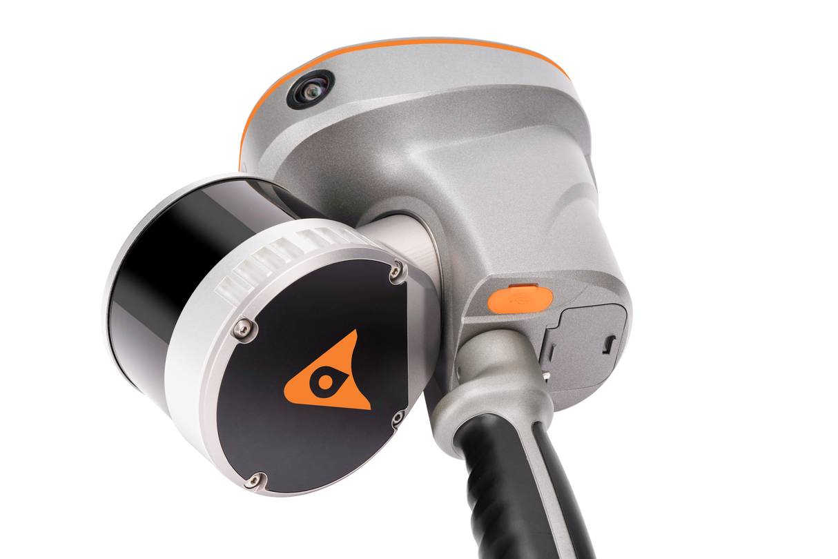 RS10 SLAM scanner operator in indoor scanning environment