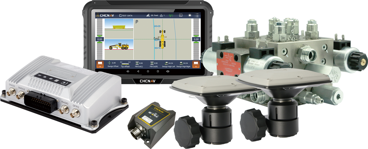 CHCNAV TG63 3D grader control system components for motor graders