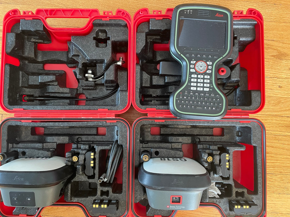 Leica GS18i and GS18 Base - Rover set (SOLD)