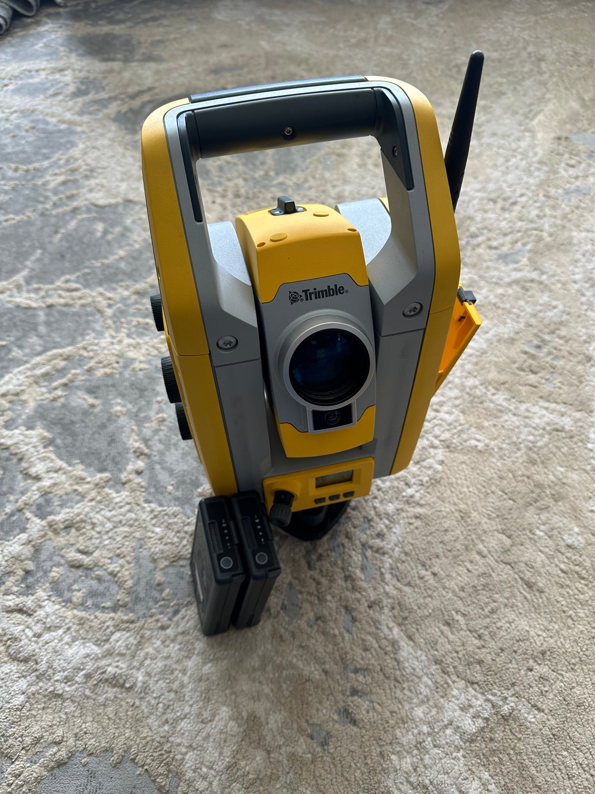 Trimble S5 3-inch total station with TSC3 controller front view