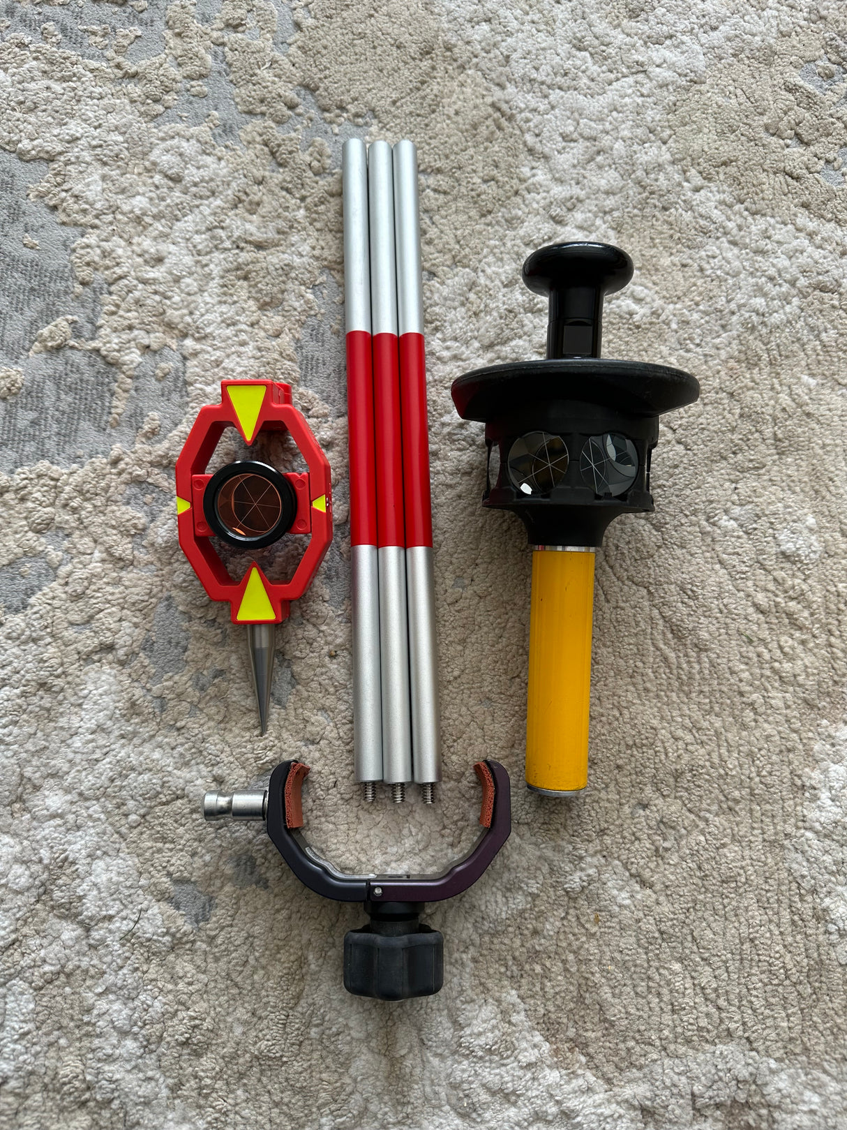 Complete Trimble S5 kit with TSC3, chargers, and batteries