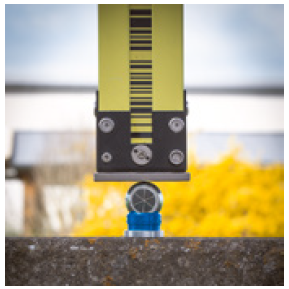 Front view of Ø1.5" levelling adapter for accurate 3D height