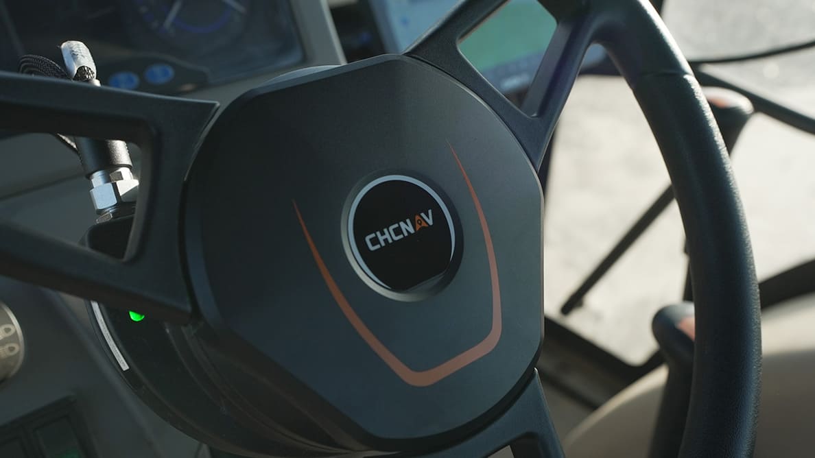 Steering Wheel of the NX612 autosteering controller