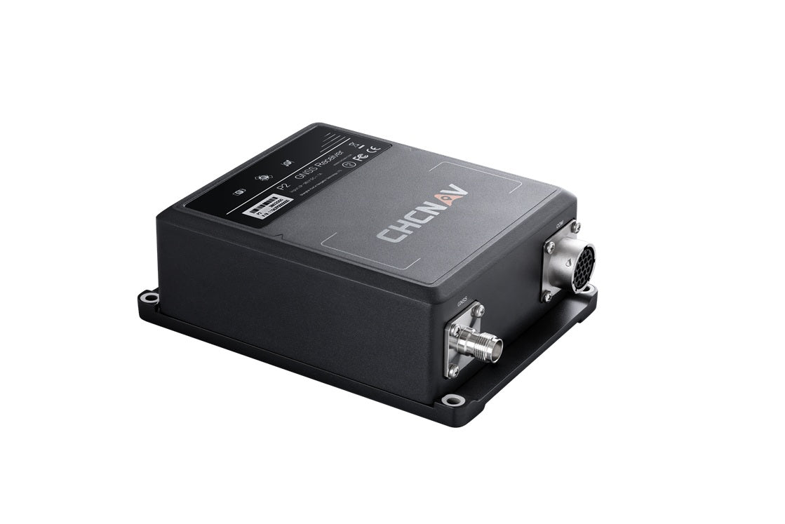 Compact GNSS sensor P2 mounted on tripod for base station use