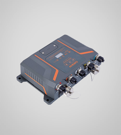 CHCNAV TX73 components with GNSS receiver and rugged control display