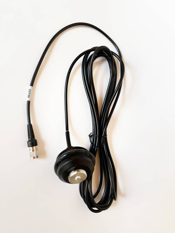 5m UHF antenna cable with TNC male connector and threaded mount for GNSS equipment