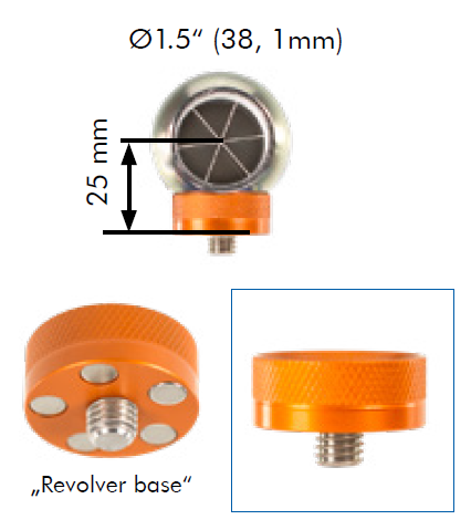 Illustration of apex tool for axis determination in pipes and rollers