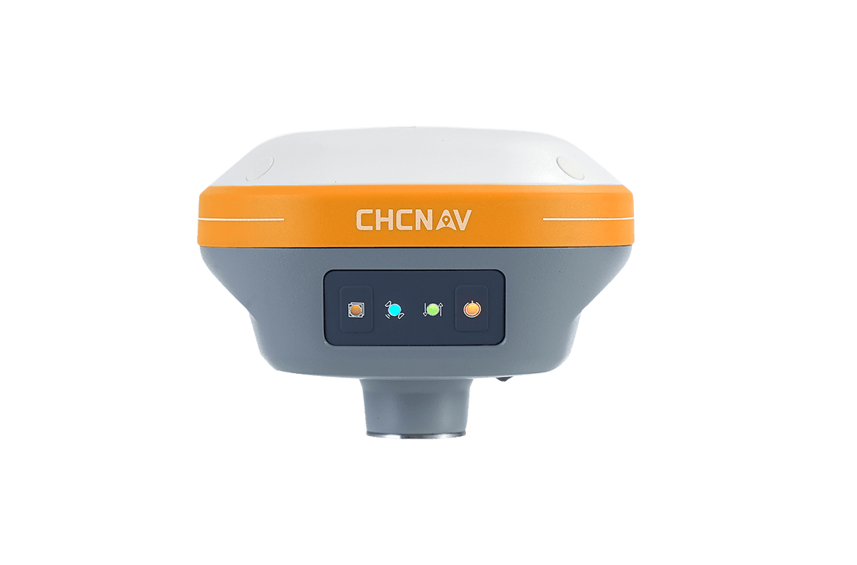 CHCNAV i73+ RTK GNSS receiver top view with compact field-ready design