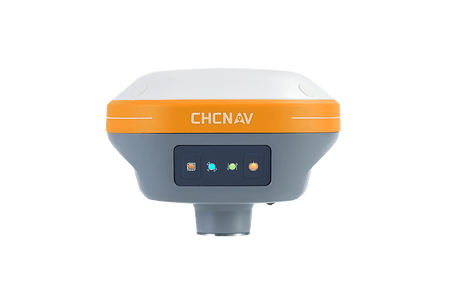 CHCNAV i73+ RTK GNSS receiver top view with compact field-ready design