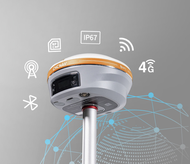 CHCNAV i93 GNSS used for stakeout demonstration
