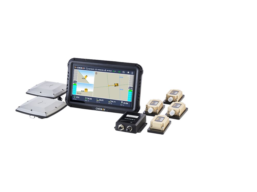 CHCNAV TX63 3D excavator guidance system with GNSS antenna