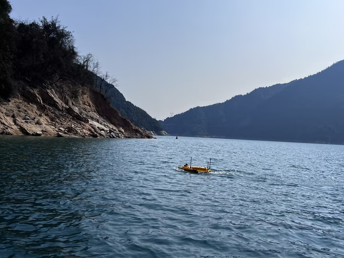 D60 reservoir and canyon waterway survey