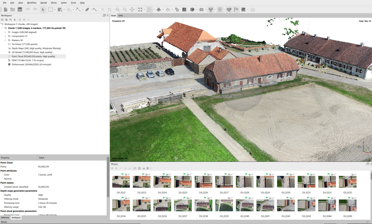 Agisoft Metashape Workspace